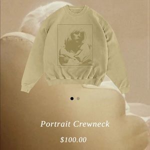 Billie Eilish crew neck sweatshirt size M
